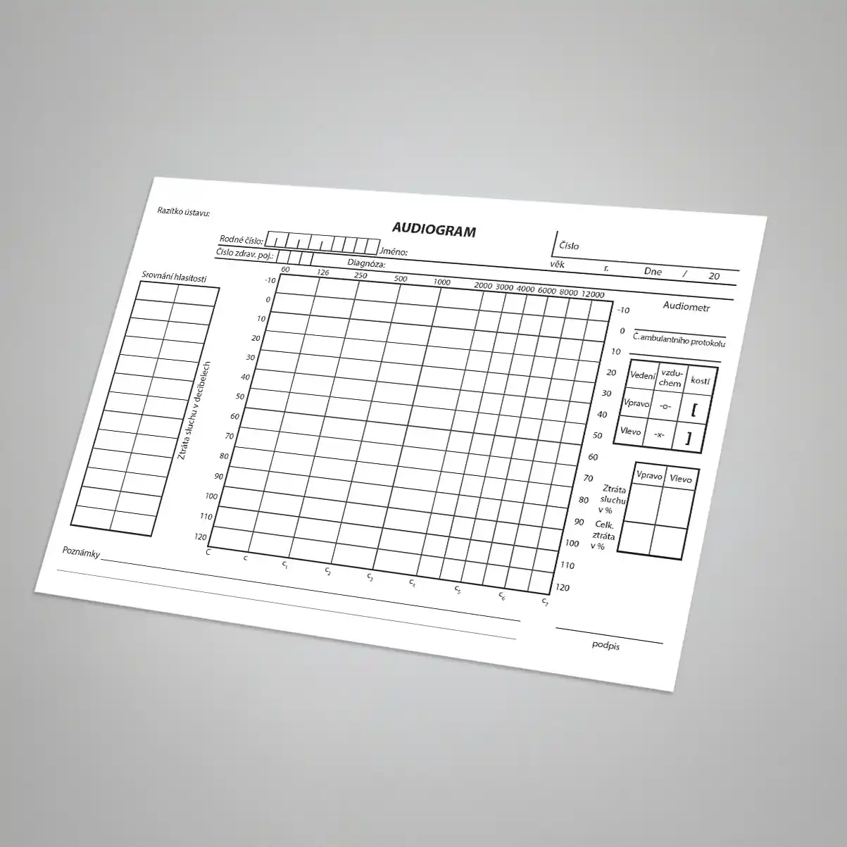Audiogram - 10 ks